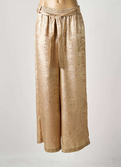 Pantalon larg auriu SUMMUM femeie