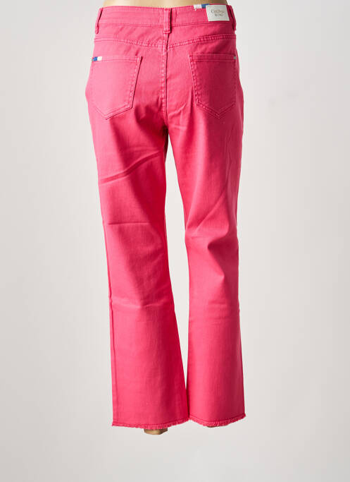 Blugi cu croială dreaptă roz C'EST BEAU LA VIE femeie