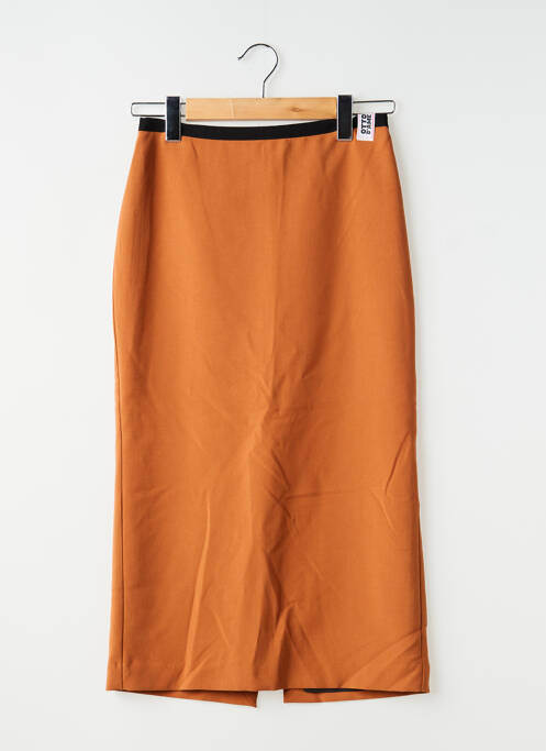 Fustă midi croială dreaptă portocaliu OTTOD'AME femme