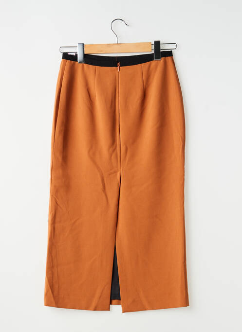 Fustă midi croială dreaptă portocaliu OTTOD'AME femme