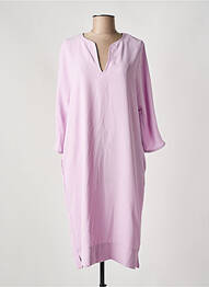 Rochie midi mâneci 3/4 mâneci 3/4 violet TOUPY femeie