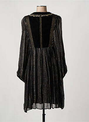 Rochie midi mâneci lungi mâneci lungi negru STELLA FOREST femeie