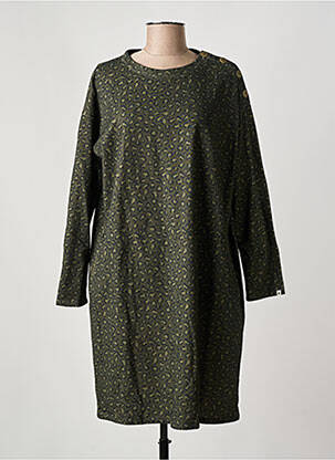 Rochie midi mâneci lungi mâneci lungi verde ARSENE ET LES PIPELETTES femeie