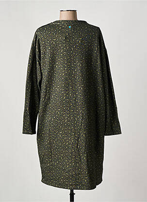 Rochie midi mâneci lungi mâneci lungi verde ARSENE ET LES PIPELETTES femeie
