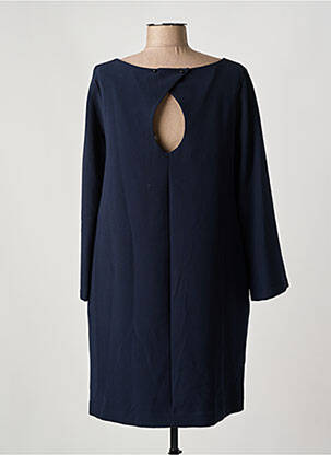 Rochie scurtă mâneci 3/4 mâneci 3/4 albastru OTTOD'AME femeie