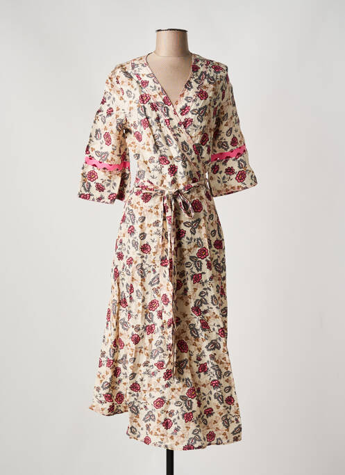 Rochie lungă bej STELLA FOREST femeie