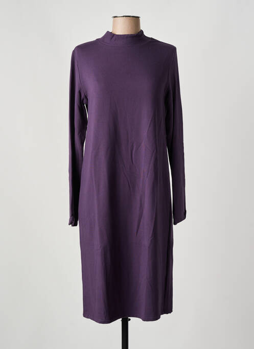 Rochie midi violet MAJESTIC FILATURES femeie