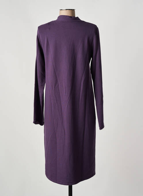 Rochie midi violet MAJESTIC FILATURES femeie