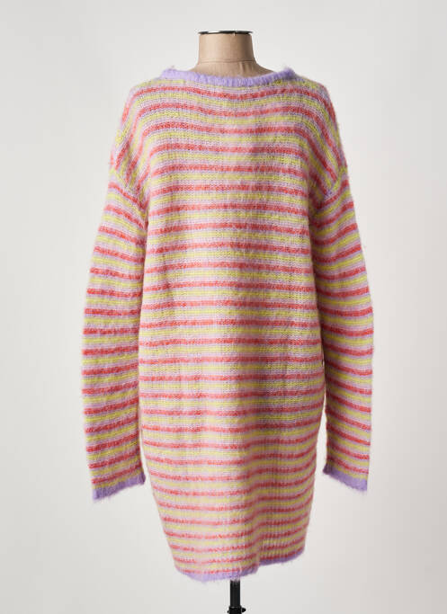 Rochie pulover elasticitate mâneci lungi violet AMERICAN VINTAGE femme