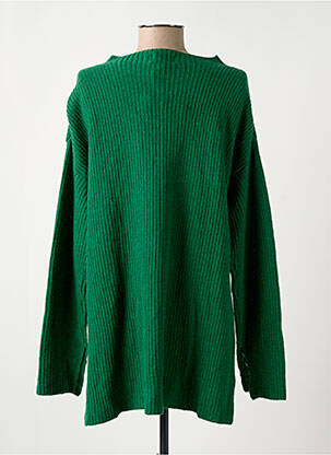 Pulover guler rotund mâneci lungi verde OTTOD'AME femeie