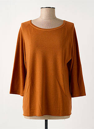 Pulover maro MAJESTIC FILATURES femeie