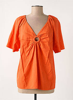 Top portocaliu C'EST BEAU LA VIE femeie