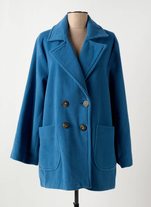 Palton lung albastru DIEGA femeie