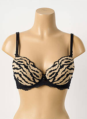 Sutien top sutien push-up top sutien push-up negru AMBRA femeie