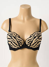 Sutien top sutien push-up top sutien push-up negru AMBRA femme