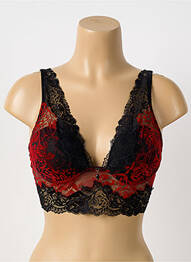 Sutien top sutien modelat top sutien modelat negru AMBRA femme