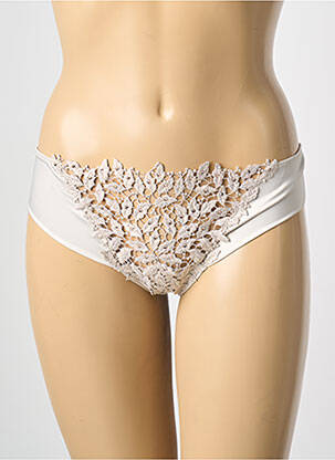 Tanga broderie argintiu AMBRA femeie