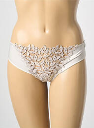 Tanga broderie argintiu AMBRA femme
