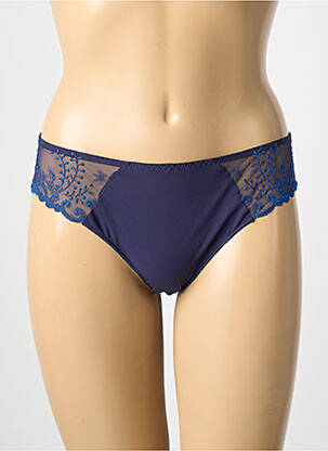 Tanga broderie albastru SIMONE PERELE femeie