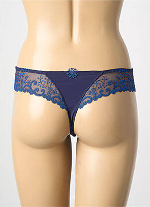 Tanga broderie albastru SIMONE PERELE femeie