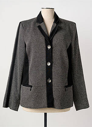 Jachete casual finisaj interior dublat gri FRANCE RIVOIRE femeie