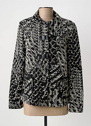 Jachete casual guler rotund negru CHRISTINE LAURE femme