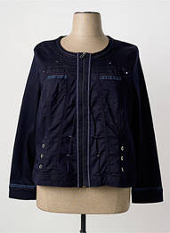 Jachete casual guler rotund albastru CHRISTINE LAURE femme
