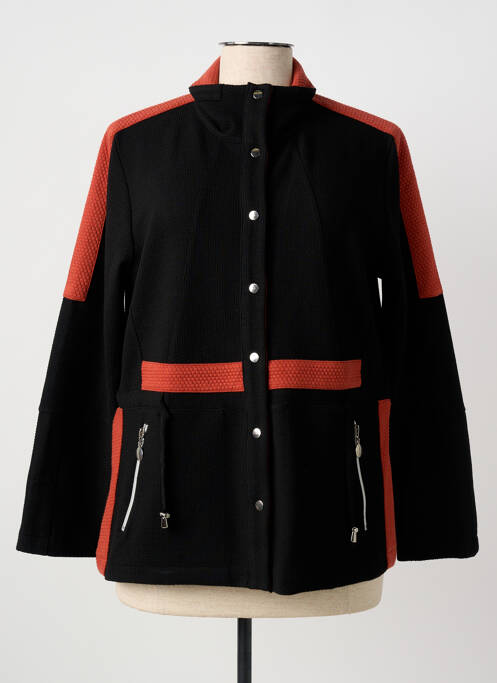 Jachete casual croială cambrată negru CHRISTINE LAURE femme