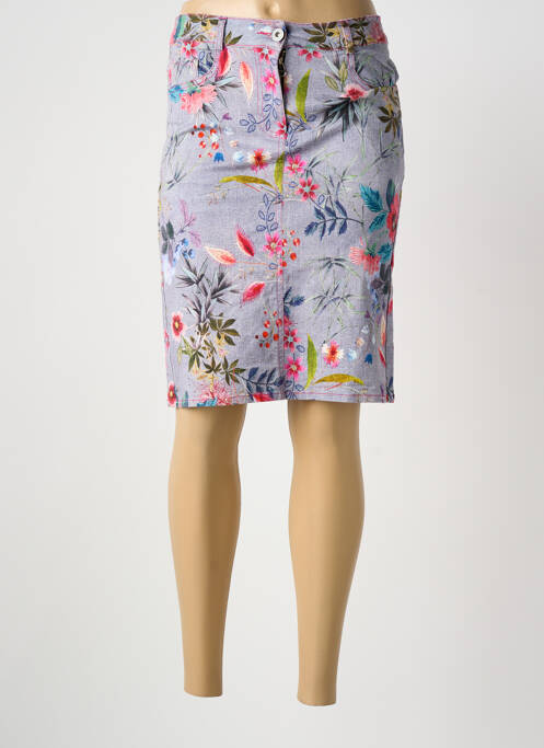 Fustă midi albastru GRIFFON femeie