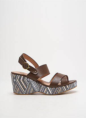 Sandale/Pantofi decupați maro LPB femeie