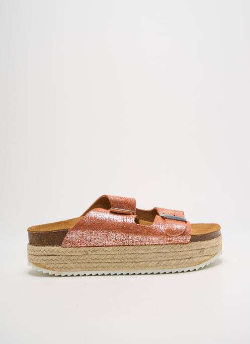 Mulete/Saboți portocaliu PLAKTON femeie