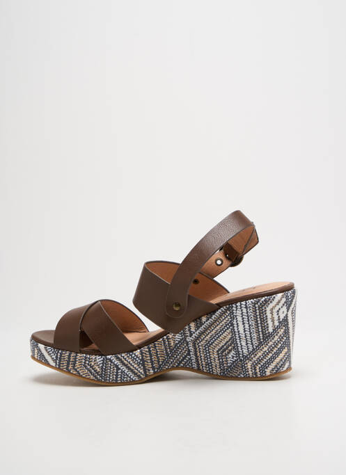 Sandale/Pantofi decupați maro LPB femeie