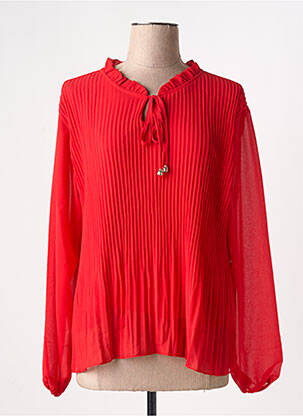 Bluză roșu COULEURS DU TEMPS femeie