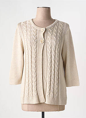 Vestă cu mâneci lungi bej I.ODENA femeie