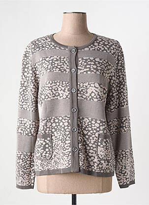 Vestă cu mâneci lungi gri I.ODENA femeie