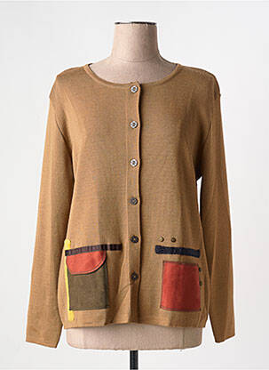 Vestă cu mâneci lungi maro I.ODENA femeie