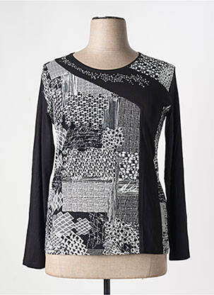 Tricou mâneci lungi mâneci lungi negru GRIFFON femeie