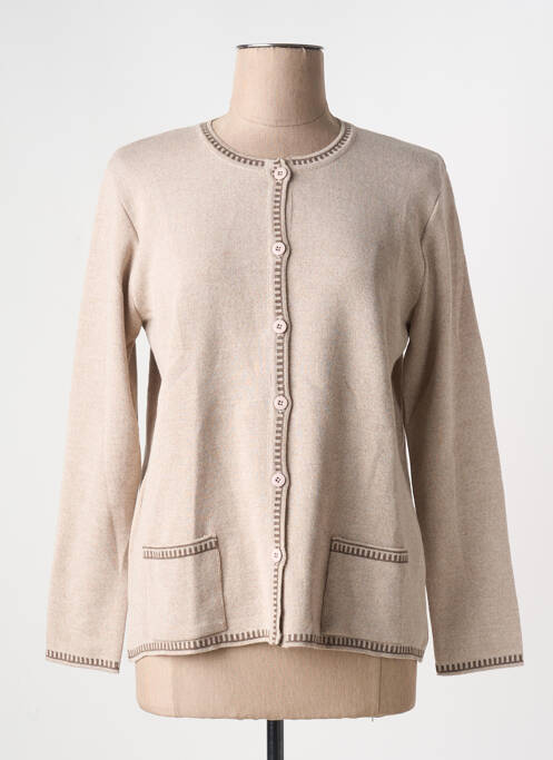 Vestă cu mâneci lungi bej I.ODENA femeie