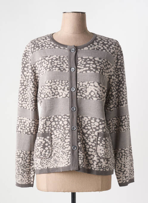 Vestă cu mâneci lungi gri I.ODENA femeie