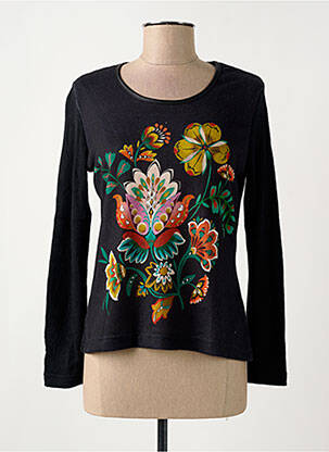 Pulover negru GRIFFON femeie