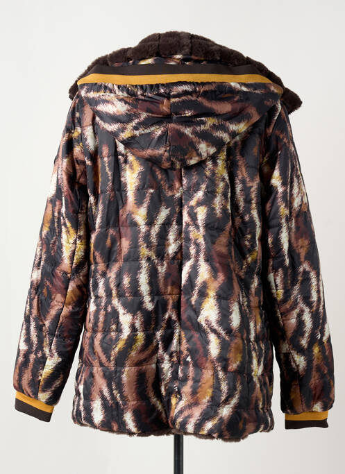 Geacă matlasată maro REVER MILE femeie