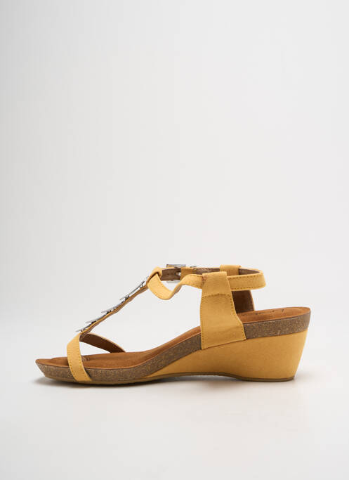 Sandale/Pantofi decupați galben LPB femeie