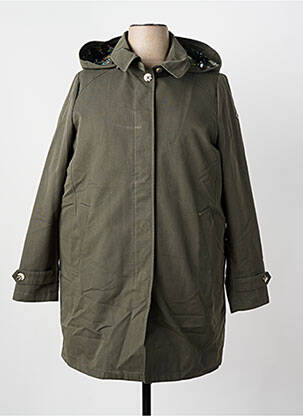 Parka mâneci lungi cu glugă verde 7 SEASONS femeie