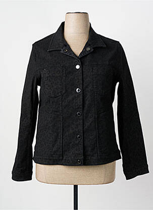Jachete casual guler de bluză negru CONCEPT K femeie