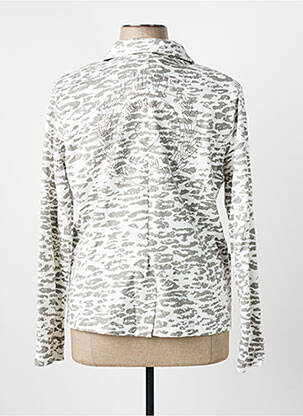 Jachete casual guler tip costum alb ZIA BRAND femeie
