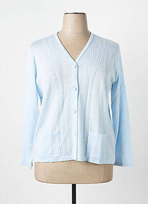 Vestă cu mâneci lungi albastru deschis I.ODENA femeie