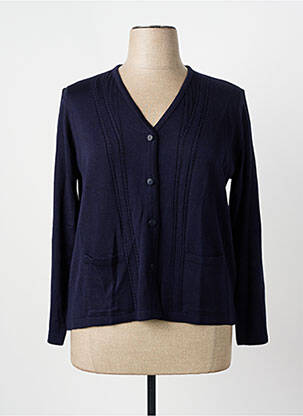 Vestă cu mâneci lungi albastru închis I.ODENA femeie