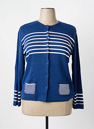 Vestă cu mâneci lungi albastru I.ODENA femeie