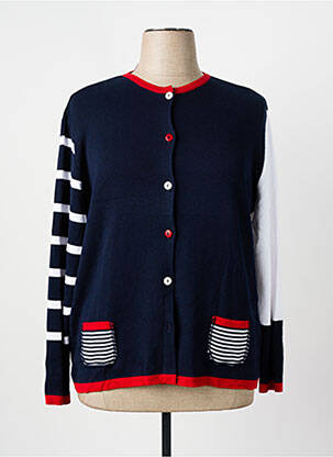 Vestă cu mâneci lungi albastru I.ODENA femeie