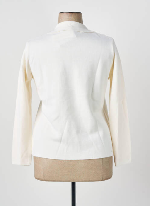 Vestă cu mâneci lungi alb I.ODENA femeie